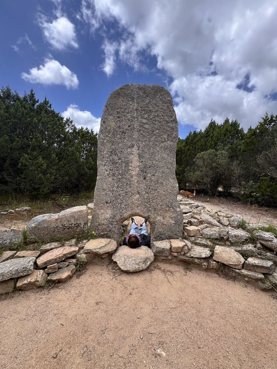 The giant's tomb of Li Mizzani in the north of Sardinia